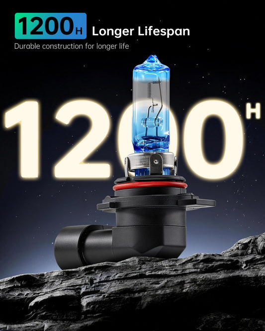 9012/HIR2 Long-Life Halogen Bulbs Bule (2-Pack)